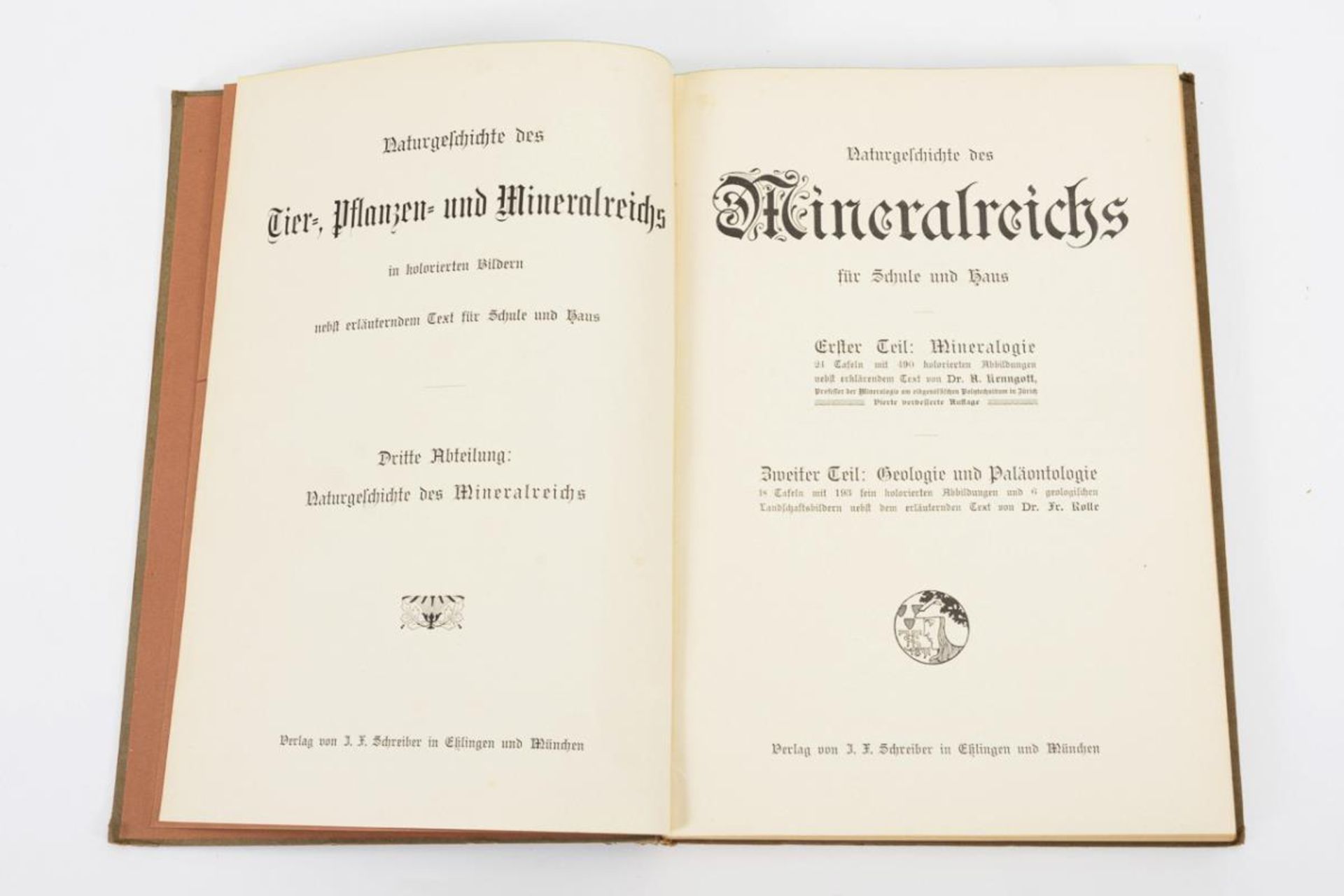 SCHUBERT, Gotthilf Heinrich von. 3 Bücher Naturgeschichte mit Lithographien. - Bild 3 aus 3