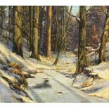 LINDNER, Hans (Zschopau 1883 - 1944 Schwerin). Winterwald.