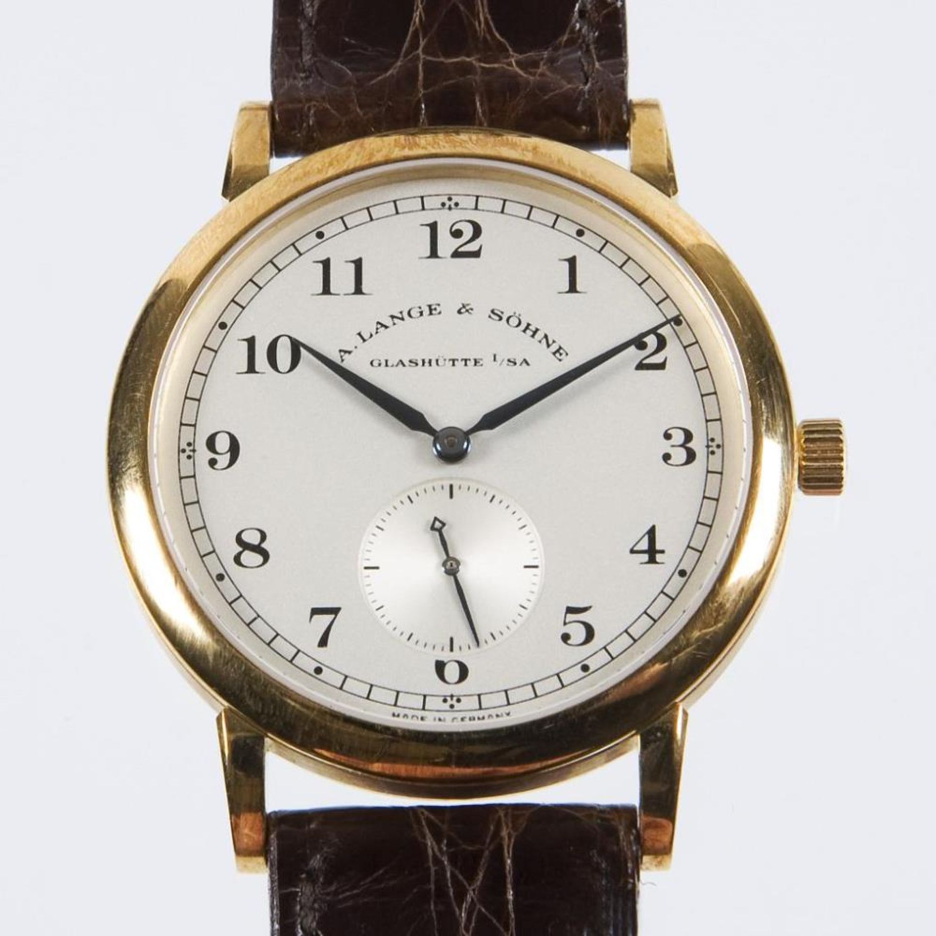 Armbanduhr: Modell 1815 in Gold.. A. LANGE & SÖHNE.