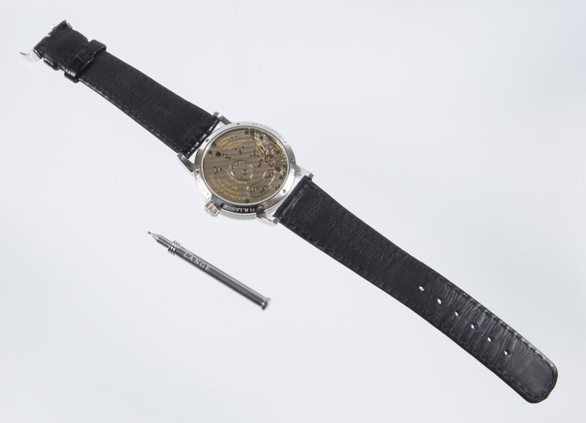 Armbanduhr: Modell Lange 1 Platinum.. A. LANGE & SÖHNE.| siehe Nachtrag - Image 4 of 9