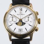 Armbanduhr: Chronographe Classique in Silber.. SAINT BLAISE.