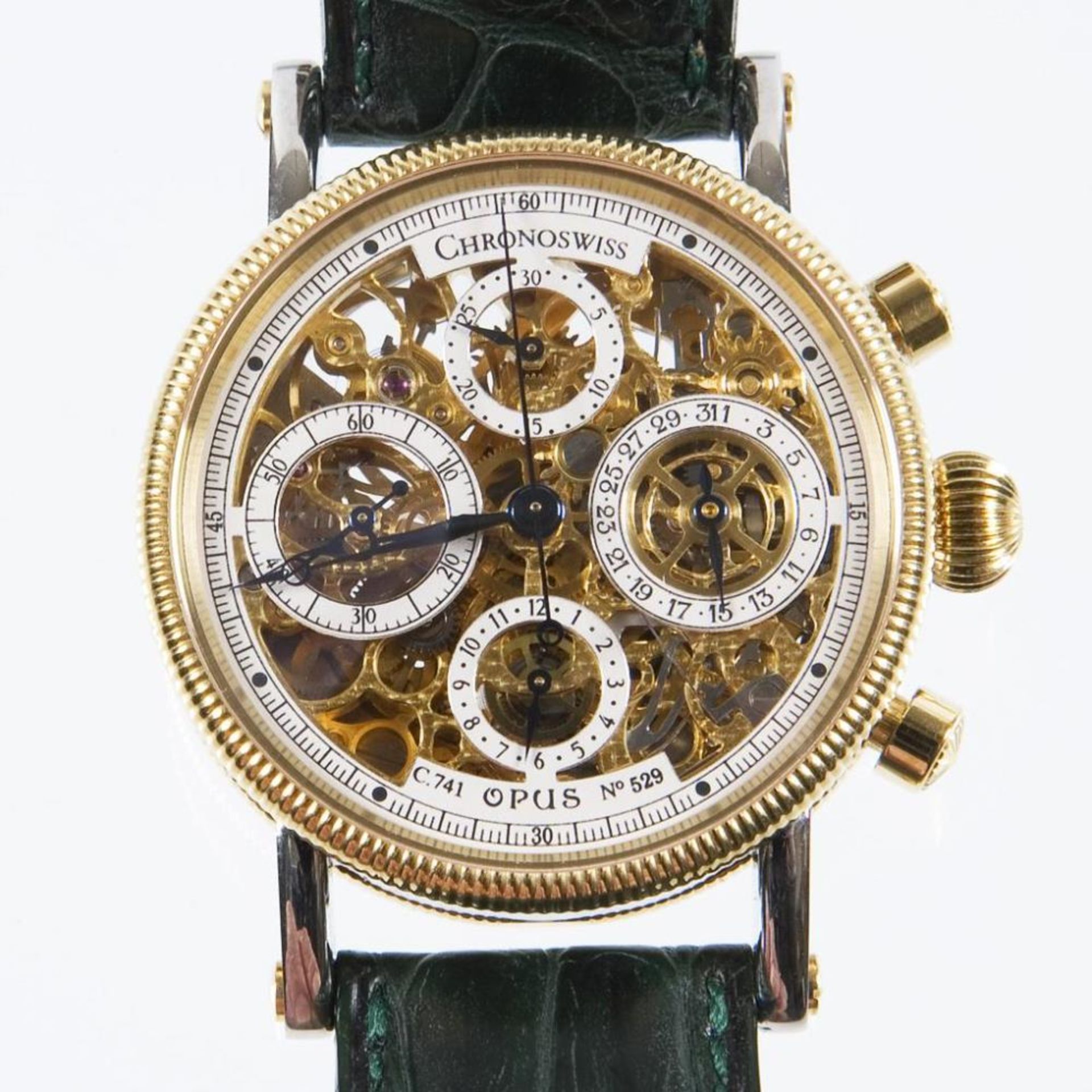 Armbanduhr: Skelett-Chronograph Opus.. CHRONOSWISS.| siehe Nachtrag - Bild 9 aus 9