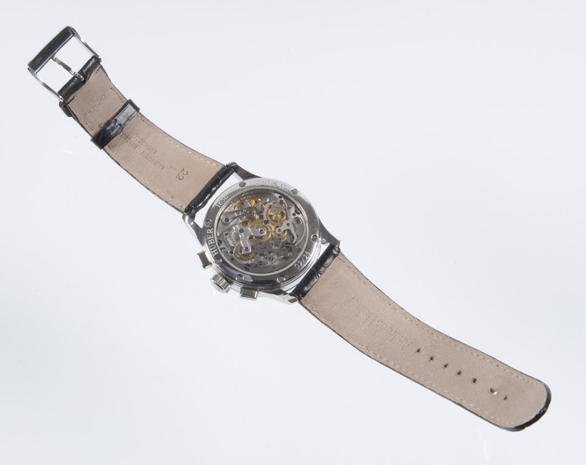 Armbanduhr-Chronograph.. ANDREAS HUBER. - Bild 4 aus 9