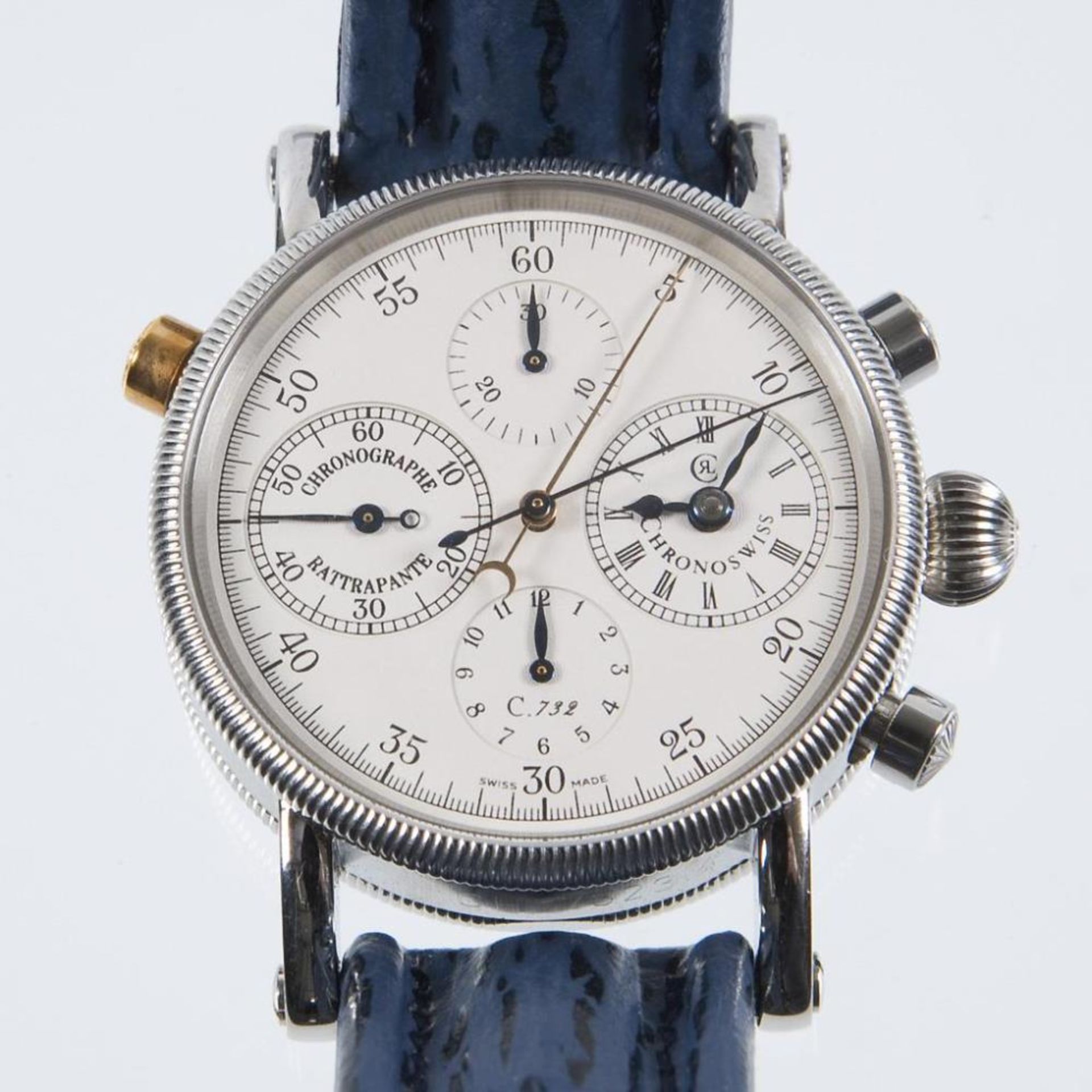 Armbanduhr-Chronograph Rattrapante.. CHRONOSWISS.| siehe Nachtrag - Bild 9 aus 10