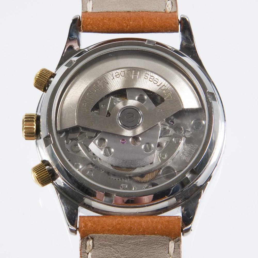 Armbanduhr-Chronograph.. ANDREAS HUBER. - Image 2 of 7