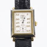 Armbanduhr: Modell Hora mit springender Stunde in Gold.. CHRONOSWISS.