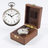 Taschenuhr-Chronometer in Silber.. VACHERON & CONSTANTIN.
