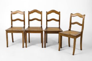 4 Spätbiedermeier-Stühle.
