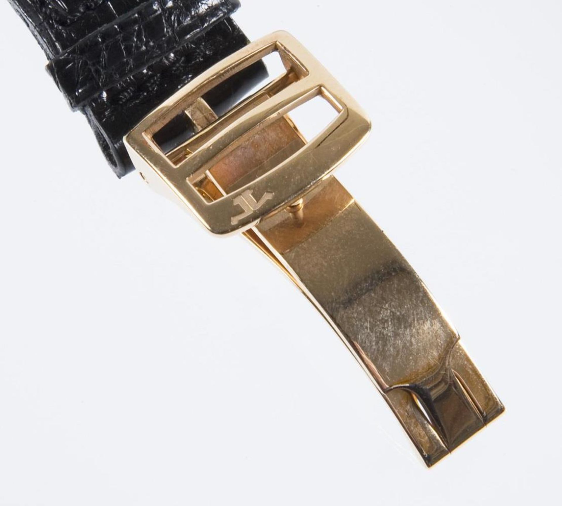 Armbanduhr: Reverso 60ème in Gold.. JAEGER-LECOULTRE. - Bild 4 aus 8