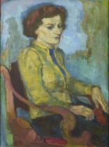 MARKAU, Franz (1881 Berlin - 1968 Weimar). Expressionistisches Frauenbildnis.
