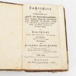 HIRSCHING, Friedrich Karl Gottlob. "Nachrichten von sehenswürdigen Gemälde- und Kupferstichsammlunge