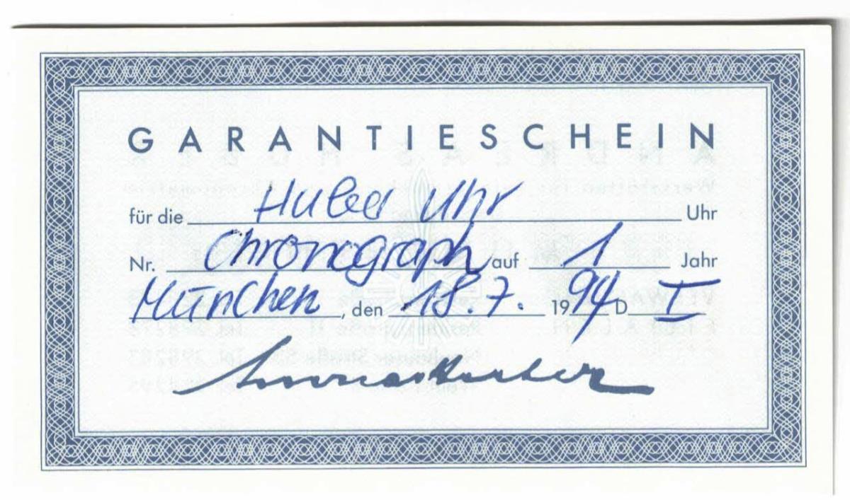 Armbanduhr-Chronograph.. ANDREAS HUBER. - Image 7 of 7