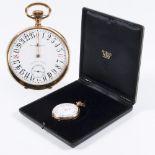 Taschenuhr mit 24-Stundenanzeige in Gold.. PATEK PHILIPPE.