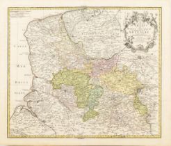 HOMANN, Johann Baptist (Erben). Landkarte der französischen Grafschaft Artois .
