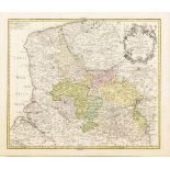 HOMANN, Johann Baptist (Erben). Landkarte der französischen Grafschaft Artois .