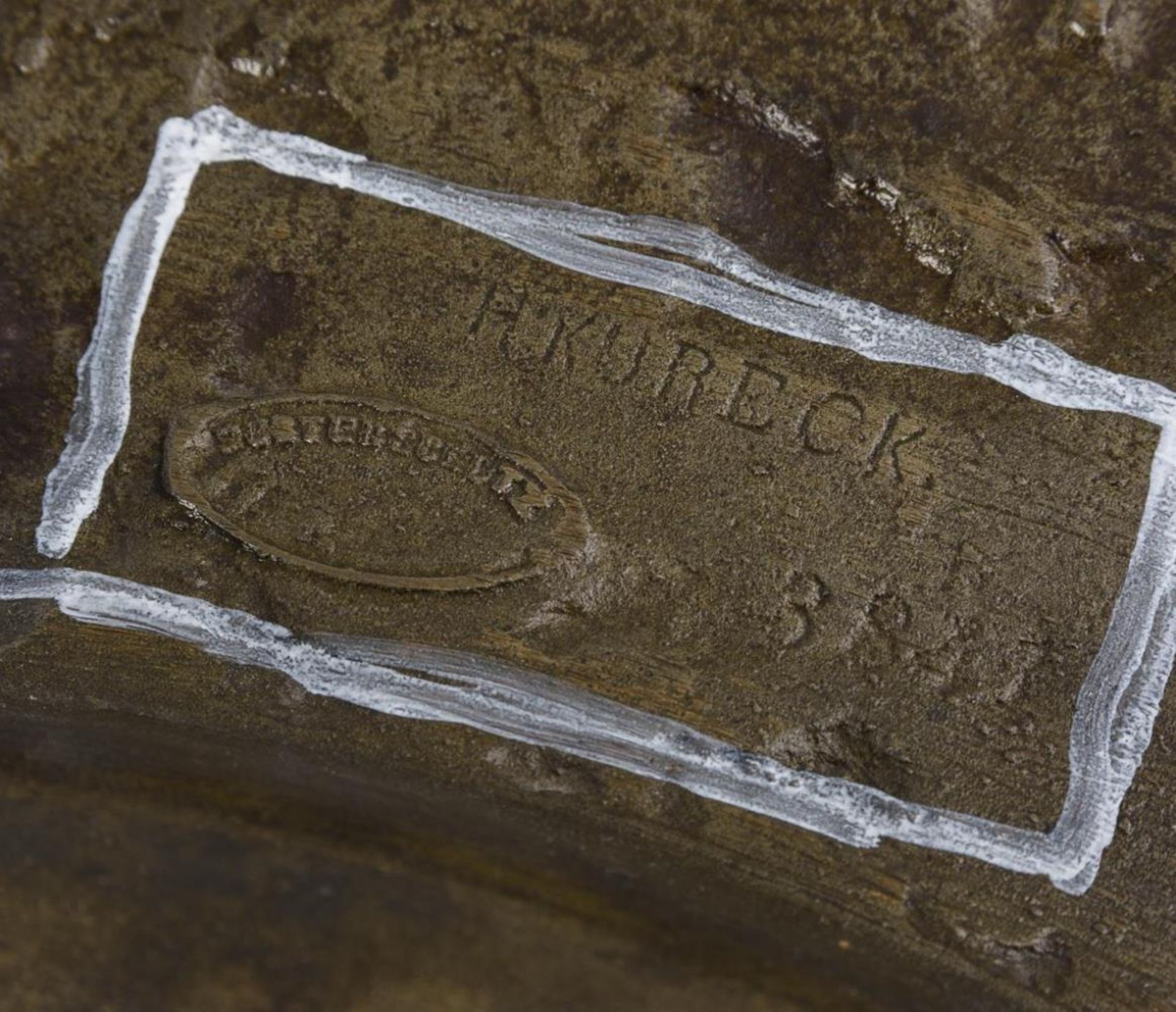 Wandteller: Die Befreiung des Prinzen Albrecht. Herzogliche Eisenhütte Mägdesprung. - Bild 6 aus 6