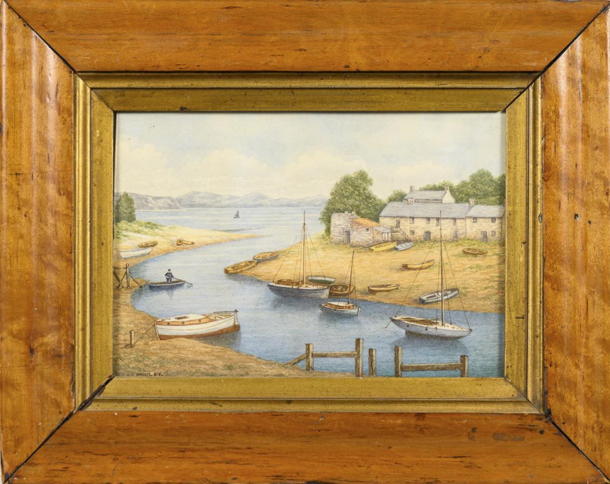 LONGLEY, J.A.. Der innere Hafen von Abersoch. - Image 2 of 3