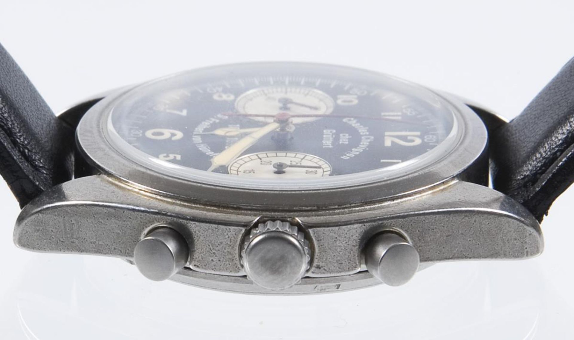 Armbanduhr: Fliegerchronograph 1892-1992.. CHARLES CHEVIGNON. - Bild 8 aus 10