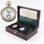 Grand Régulateur Taschenuhr m.Uhrkette, 2.Gehäuseboden a.Armband in Gold. CHRONOSWISS.| s.Nachtrag
