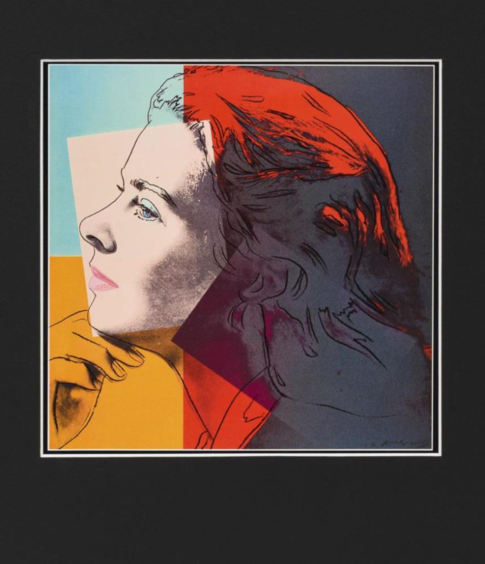 WARHOL, Andy (1928 Pittsburgh - 1987 New York City). 4 Werke "Portraits of Ingrid Bergman". - Bild 4 aus 5