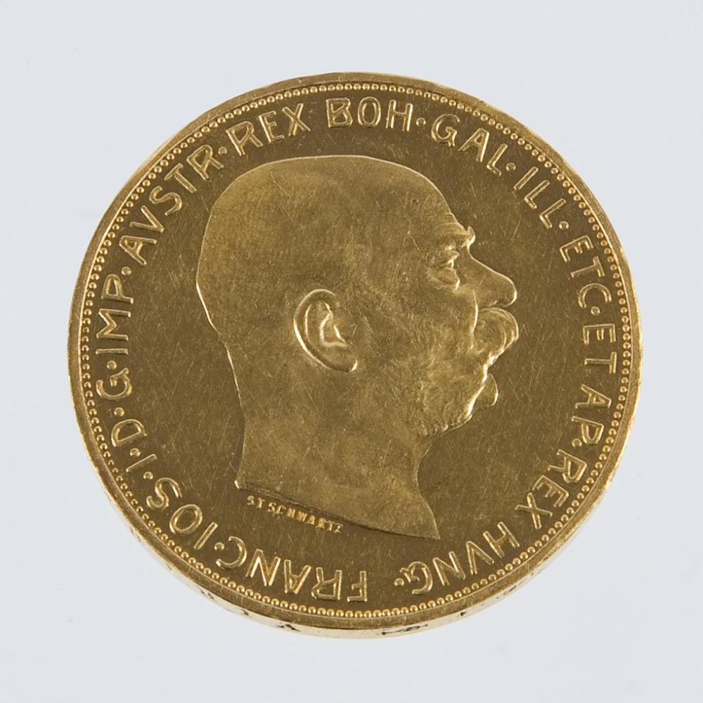100 Kronen-Goldmünze. - Image 3 of 3