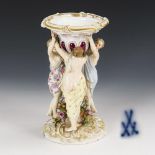 Figürlicher Fuß eines Tafelaufsatzes. Meissen.