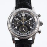 Armbanduhr-Chronograph Jubilé 1946-1996.. DUBEY & SCHALDENBRAND.