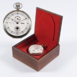 Taschenuhr-Chronometer in Silber.. ZENITH.