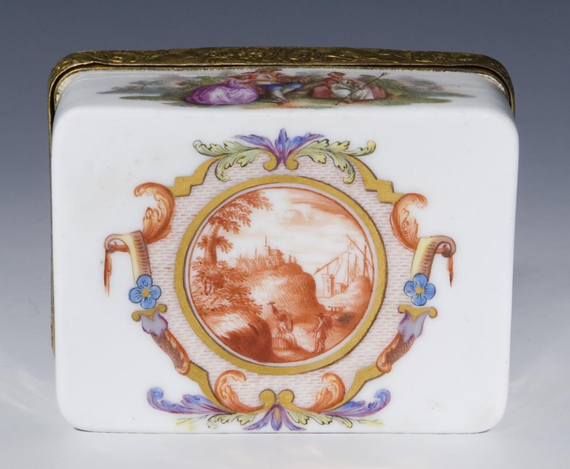 Barock-Tabatiere. Meissen. - Bild 7 aus 7