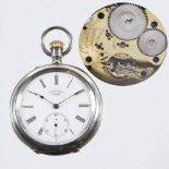 Glashütte-Taschenuhr in Silber.. A. LANGE & SÖHNE.