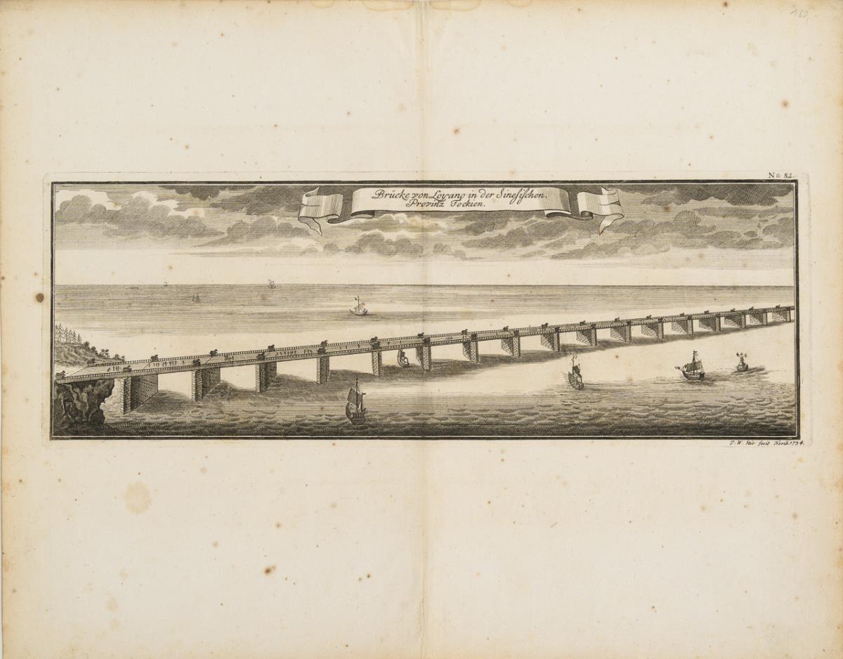 STÖR, Johann Wilhelm (1705 Nürnberg - 1765 Nürnberg). 4 Darstellungen von Brücken. - Image 2 of 3