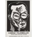 FELIXMÜLLER, Conrad (1897 Dresden - 1977 Berlin-Zehlendorf). Ausstellungsplakat "Conrad Felixmüller"