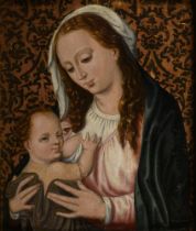 CLEVE, Joos van (Umkreis) (1485 Kleve -1540 Antwerpen). Maria lactans.