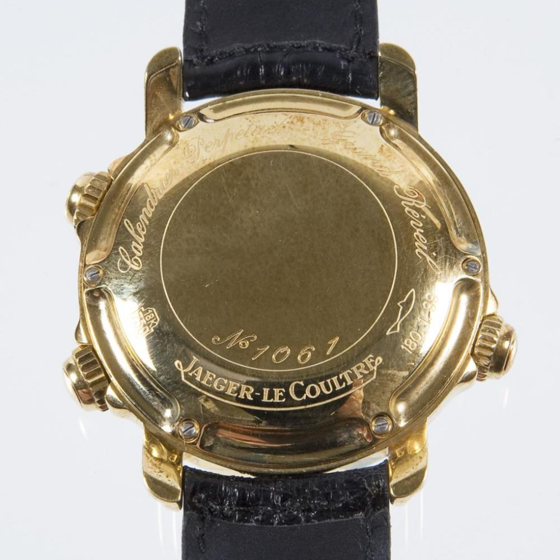 Armbanduhr: Grand Réveil Calendrier Perpétuel in Gold.. JAEGER-LECOULTRE. - Bild 2 aus 10