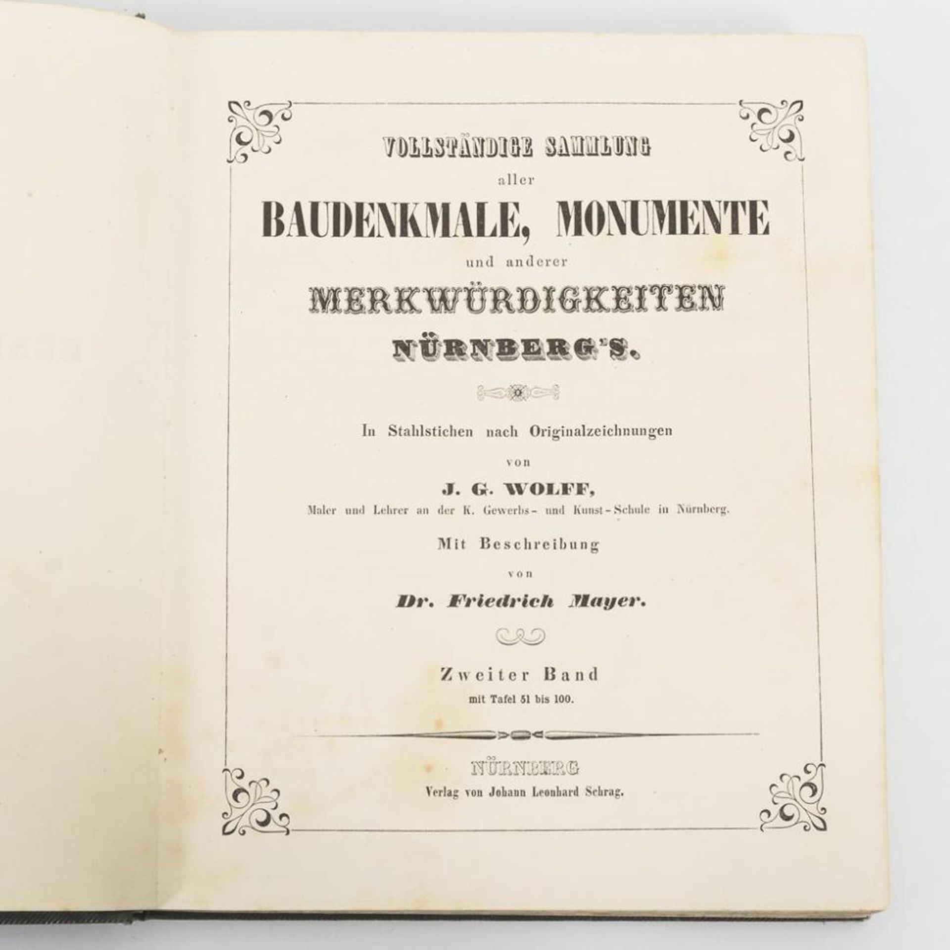 MAYER, Friedrich. "Vollständige Sammlung aller Baudenkmale, Monumente und anderer Merkwürdigkeiten N