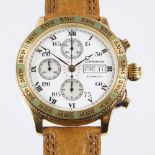 Armbanduhr: Lindbergh Hour Angle Watch in Gold.. LONGINES.| siehe Nachtrag