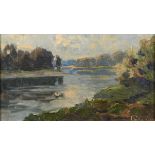 Impressionist: Flusslandschaft.