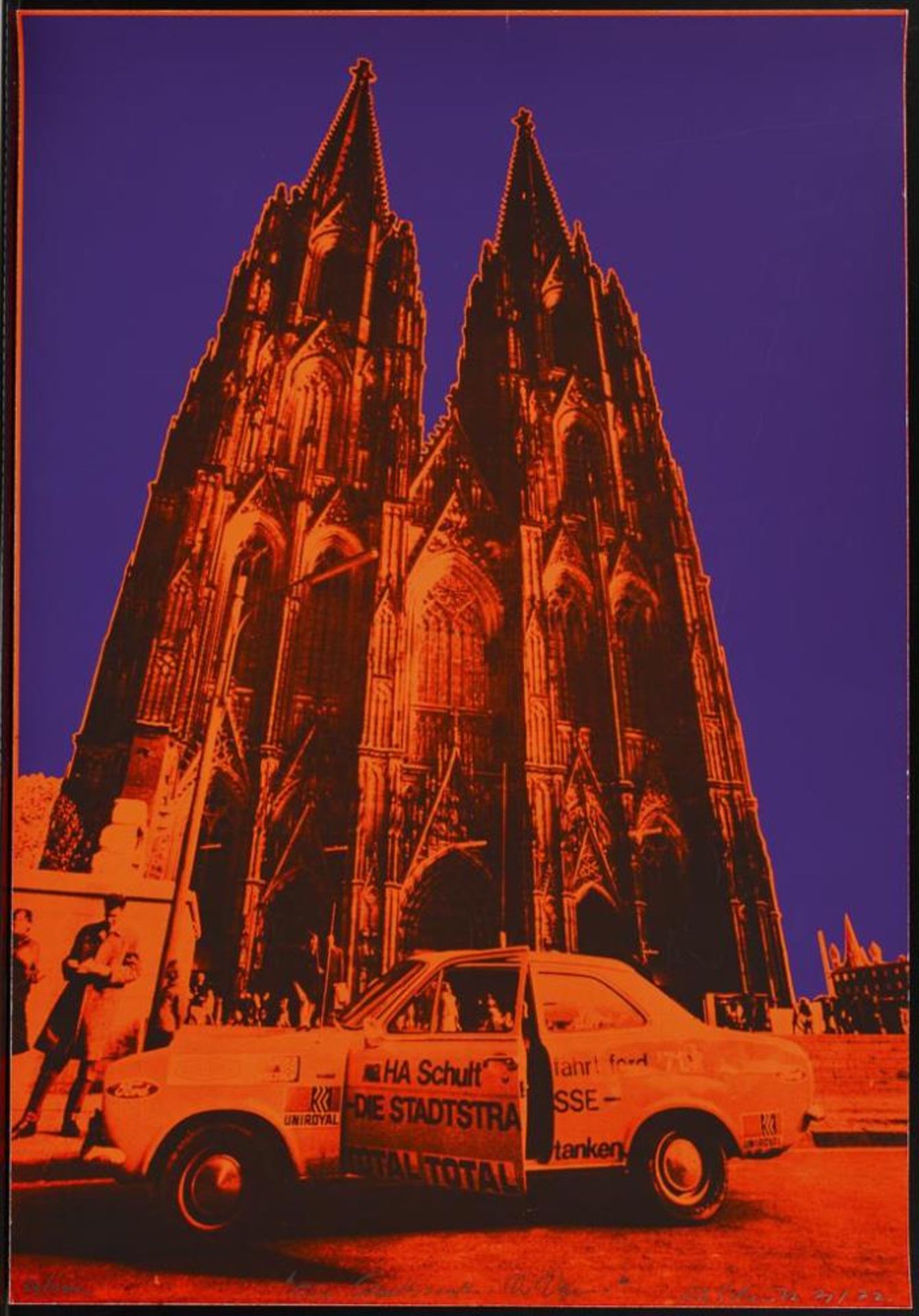 SCHULT, HA (*1939 Parchim). "Die Stadtstraße: Der Dom".