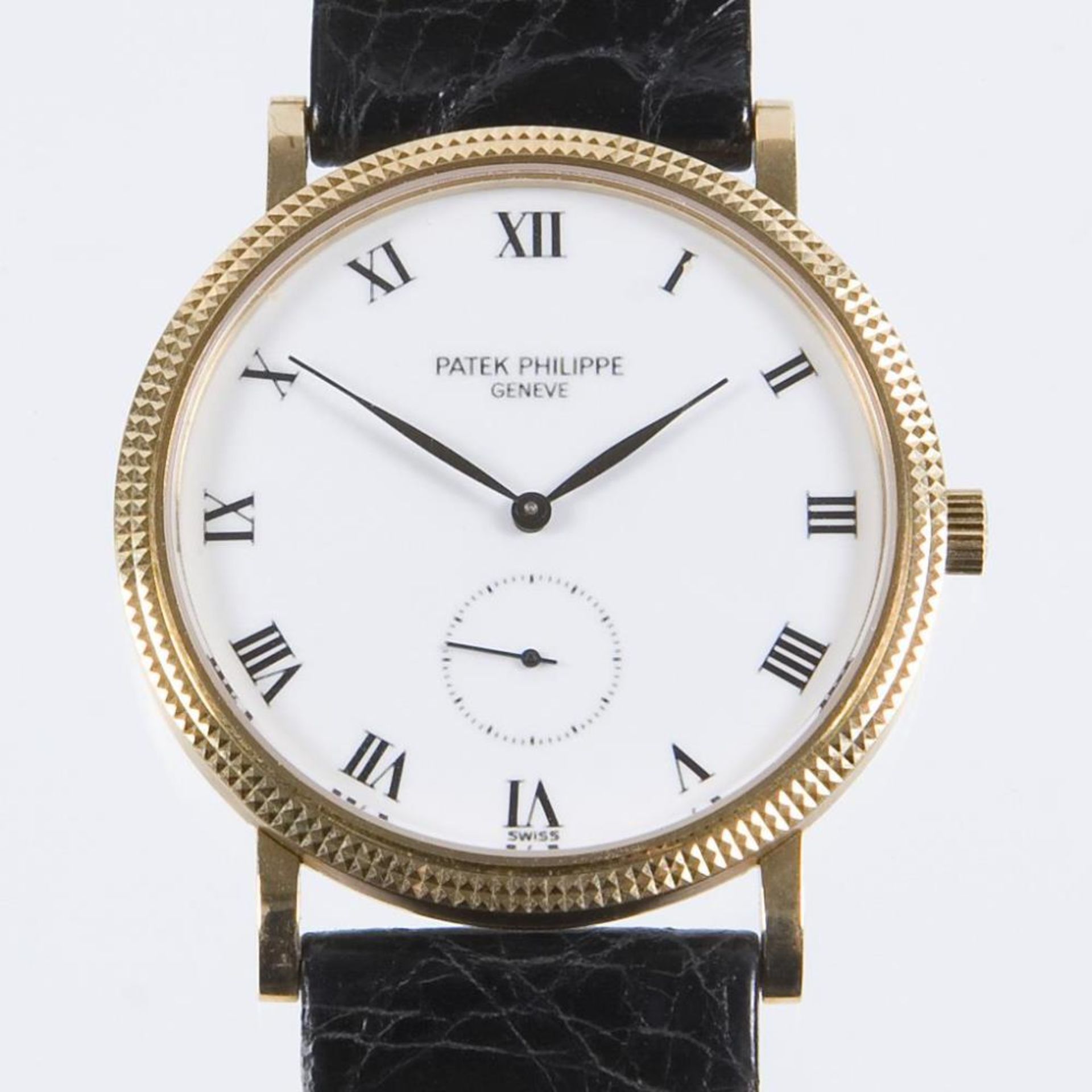 Armbanduhr: Calatrava Clous de Paris in Gold.. PATEK PHILIPPE.| siehe Nachtrag