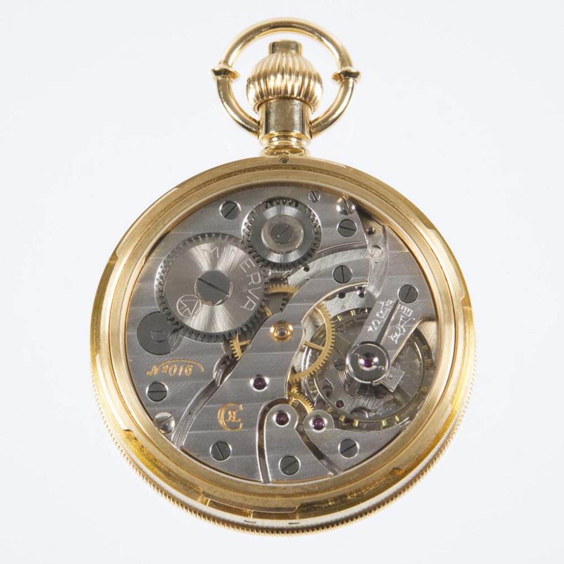 Grand Régulateur Taschenuhr m.Uhrkette, 2.Gehäuseboden a.Armband in Gold. CHRONOSWISS.| s.Nachtrag - Bild 2 aus 12