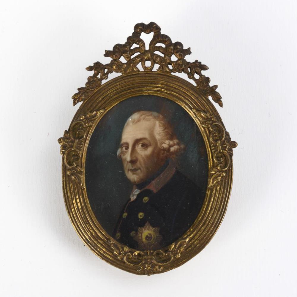 Miniatur: Friedrich der Große, König von Preußen.