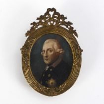Miniatur: Friedrich der Große, König von Preußen.