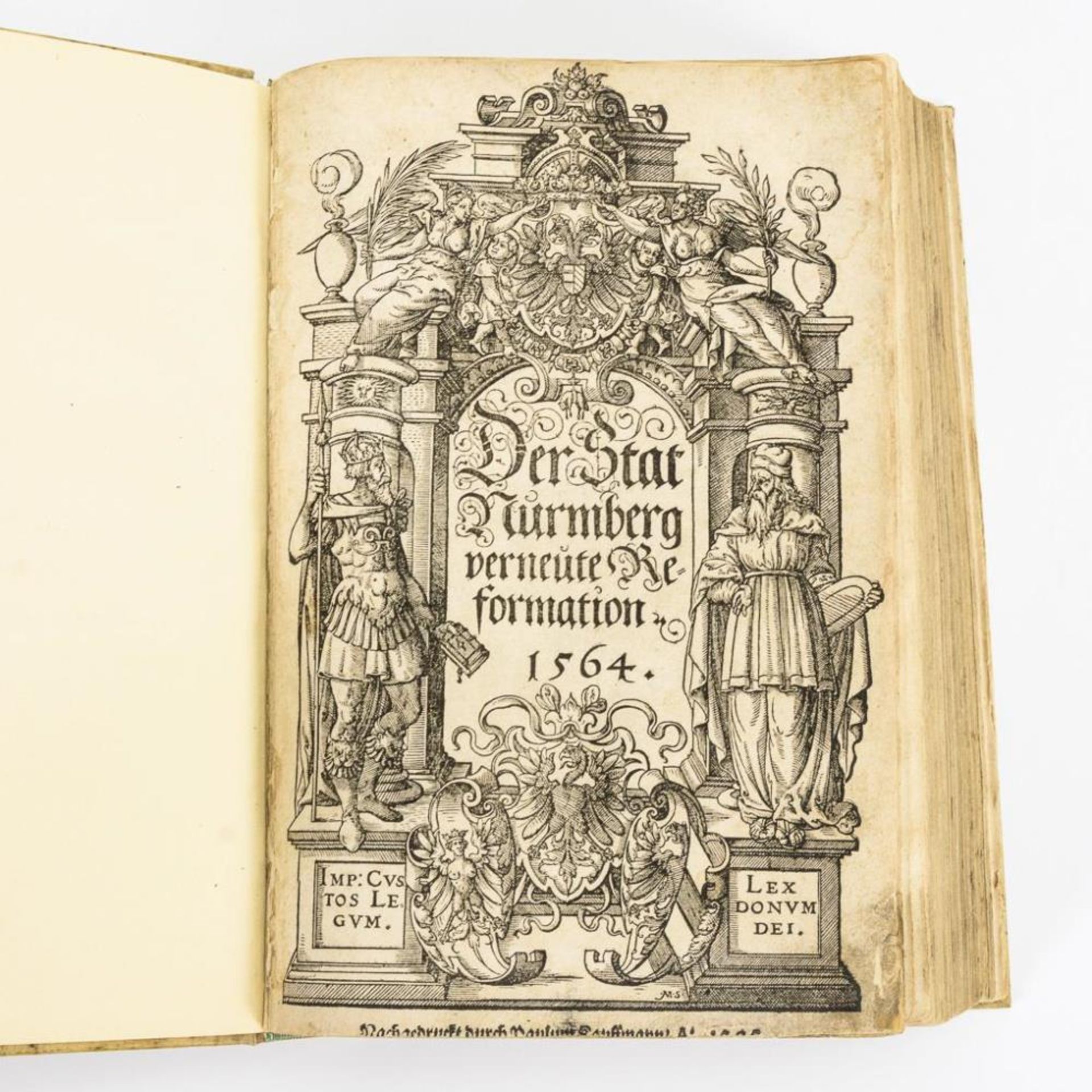 "Nürnberger Stadtgesetzgebung von 1564/1595".