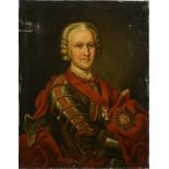 Altmeisterkopie: Porträt Graf Albert Carl Friedrich von Schönburg-Waldenburg (1710 - 1765).