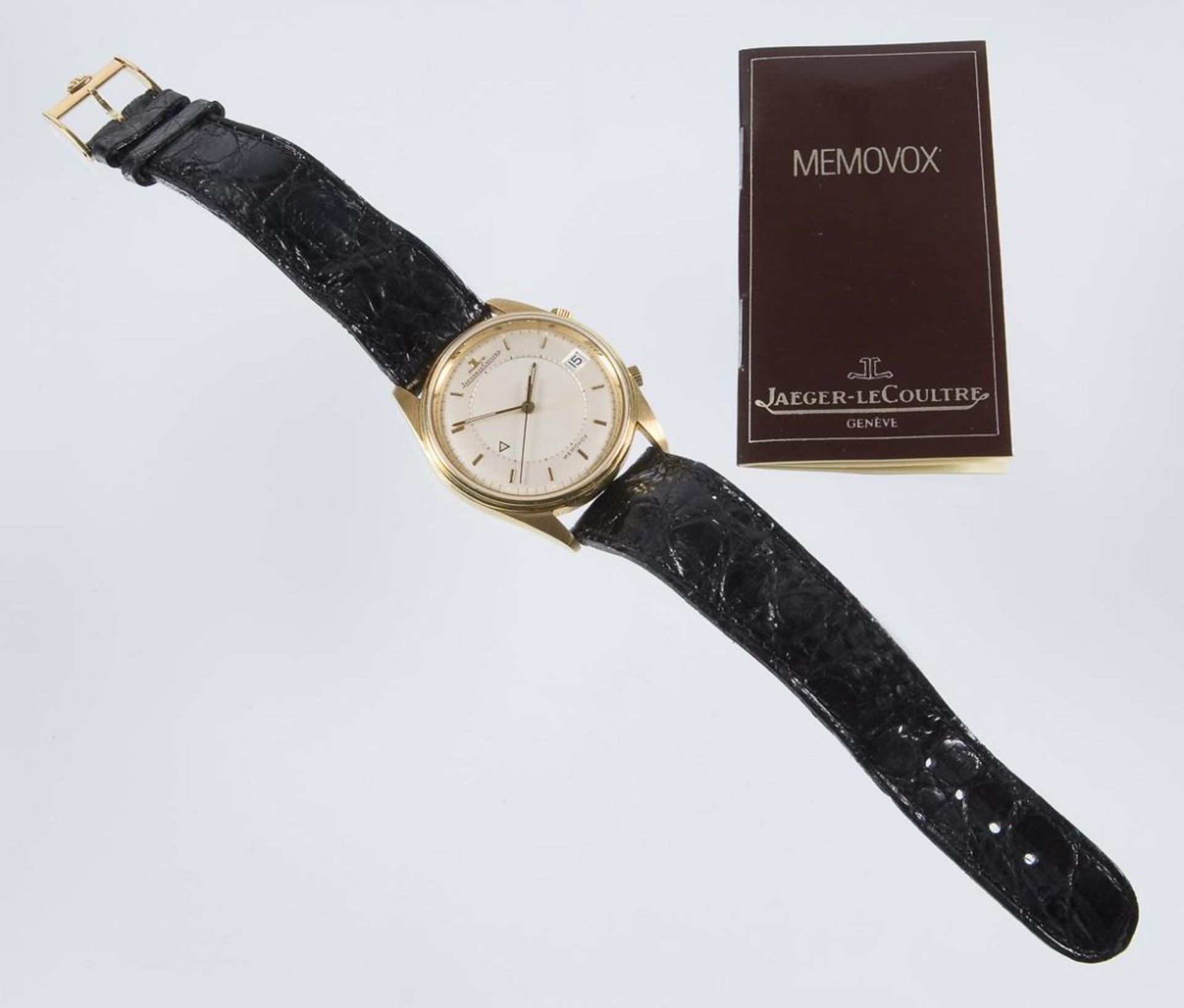 Armbanduhr: Memovox Jubilée in Gold.. JAEGER-LECOULTRE.| siehe Nachtrag - Bild 3 aus 9