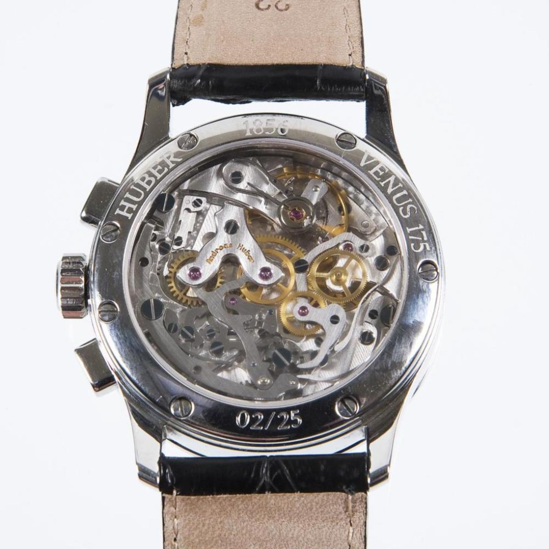 Armbanduhr-Chronograph.. ANDREAS HUBER. - Bild 2 aus 9