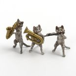 Wiener Bronze: 3 musizierende Katzen.
