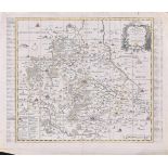 SCHENK, Pieter d. J. (1693 Amsterdam - 1775 Amsterdam). Landkarte der Grafschaft Mansfeld.