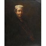 RIJN, Rembrandt Harmenszoon van - Kopie nach. "Selbstbildnis vor Staffelei".