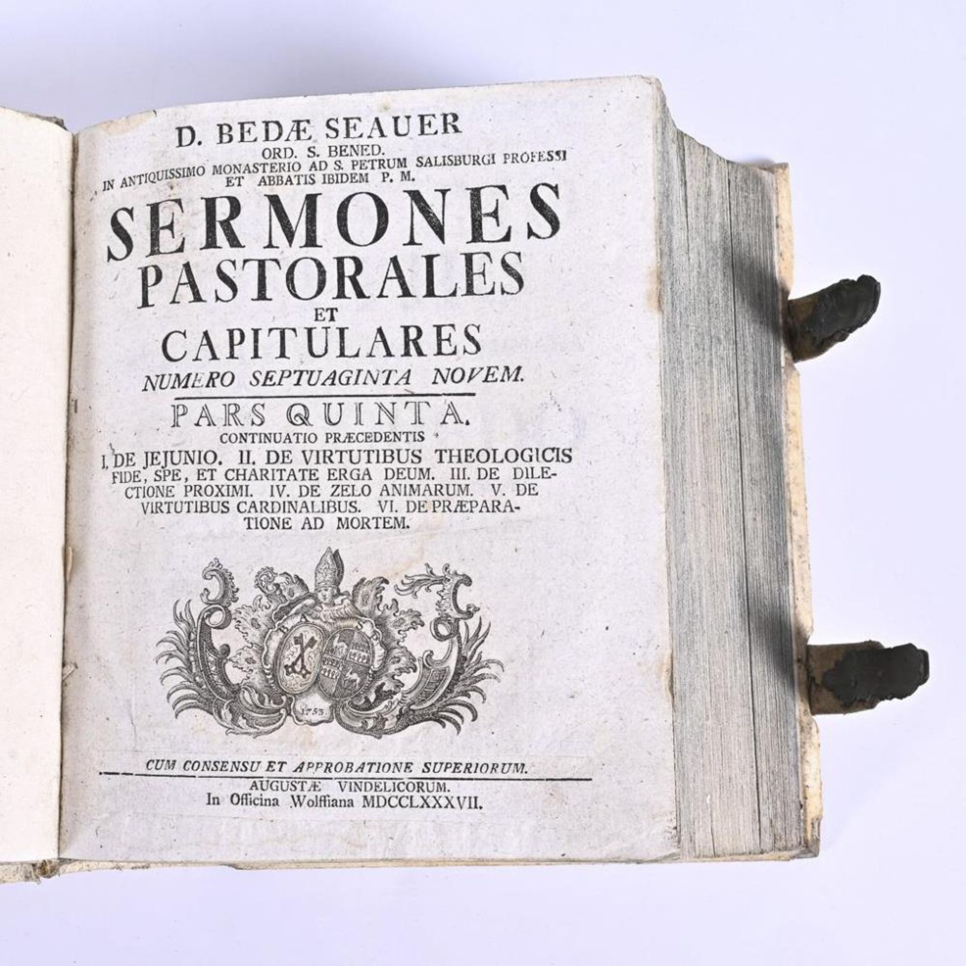 SEAUER, Bedae. "Sermones Pastorales et Capitulares numero septuaginta novem".